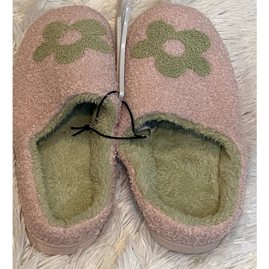 Jenni by Jennifer Moore Pink Peace Slippers - Size 11 (NWT)