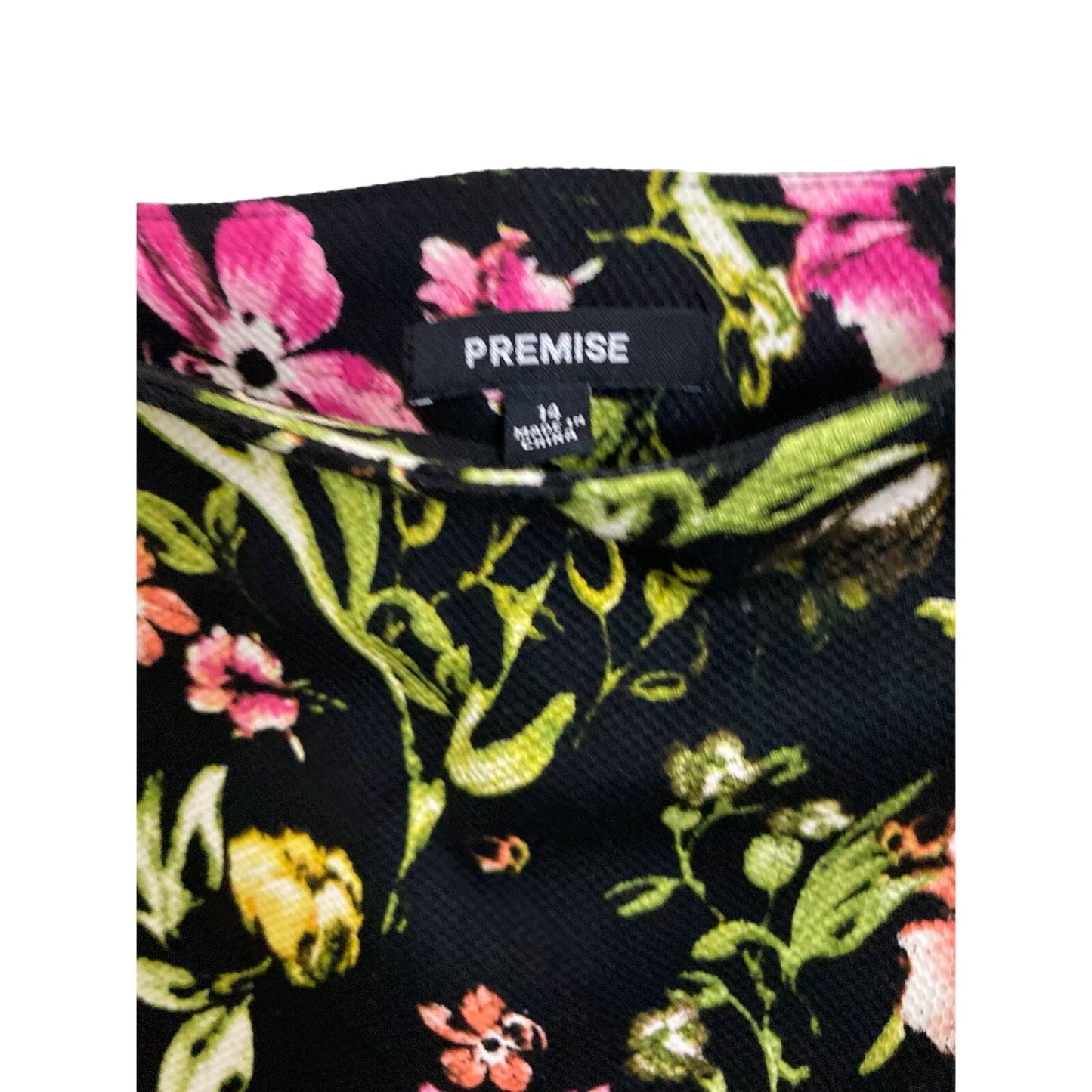 Premise Black Floral Skirt - Previously Loved ❤️