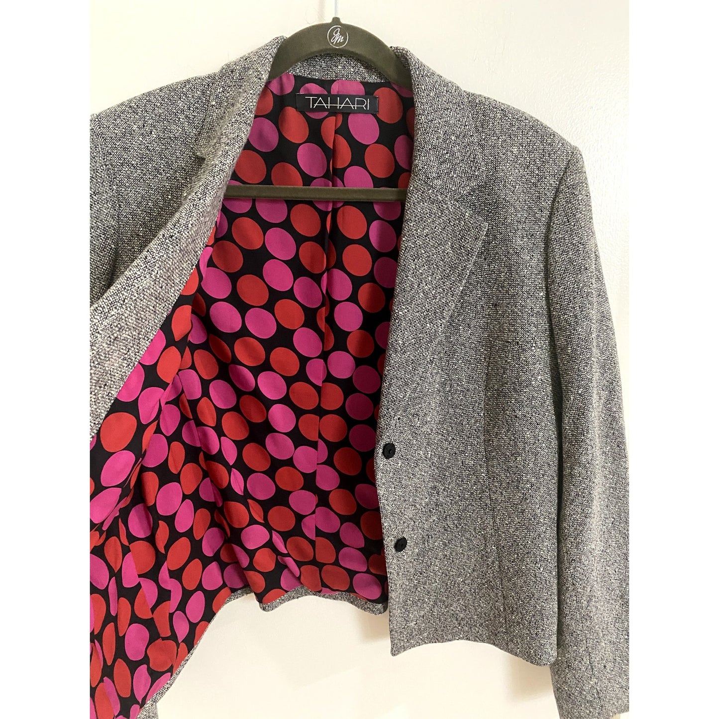 Tahari Gray Wool Blend Blazer - Size 14 (EUC)