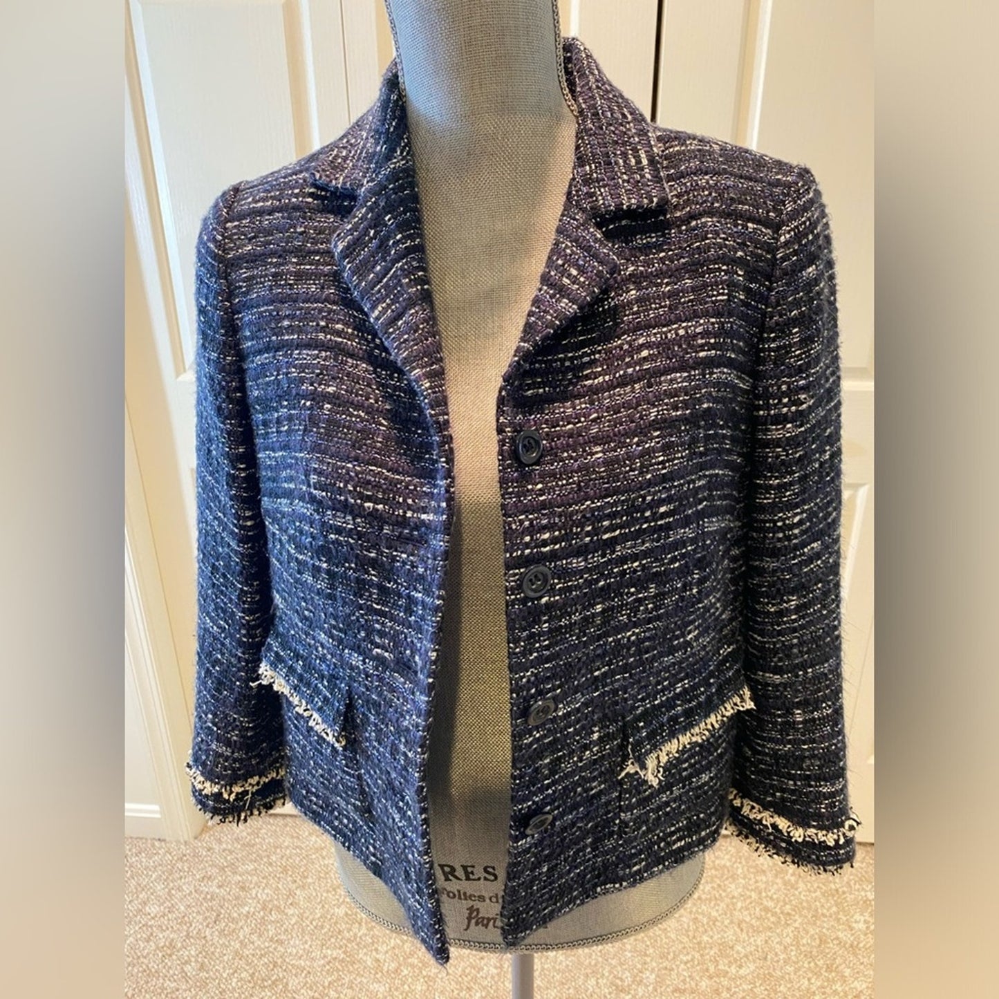 Ann Taylor Blue Blazer - Sz. 8P (EUC)