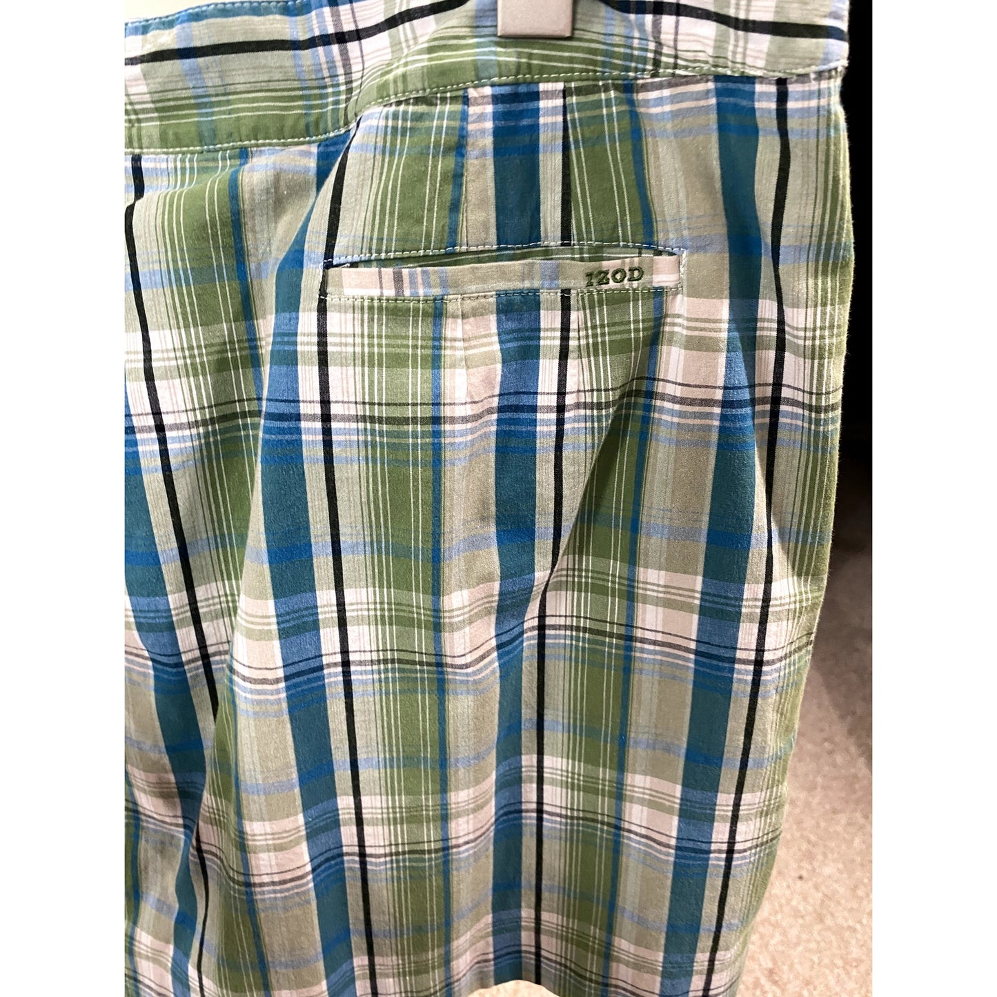 Izod Green/Blue/White Plaid Skort  - Size 14 (EUC)
