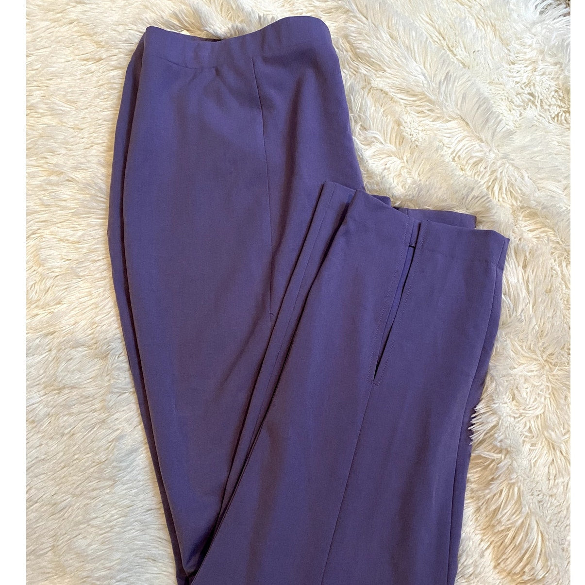 1.STATE  Split Cuff Straight Leg Lavender (Purple) Pants - Sz. 14W (NWT)