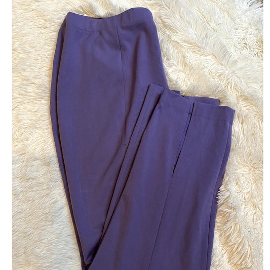 1.STATE  Split Cuff Straight Leg Lavender (Purple) Pants - Sz. 14W (NWT)