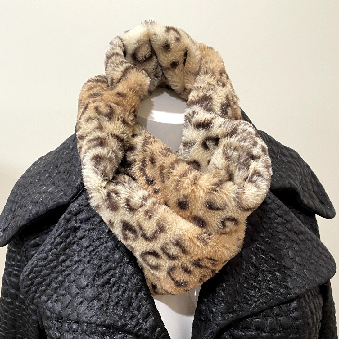 Animal Print Infinity Scarf - Size OS (EUC)