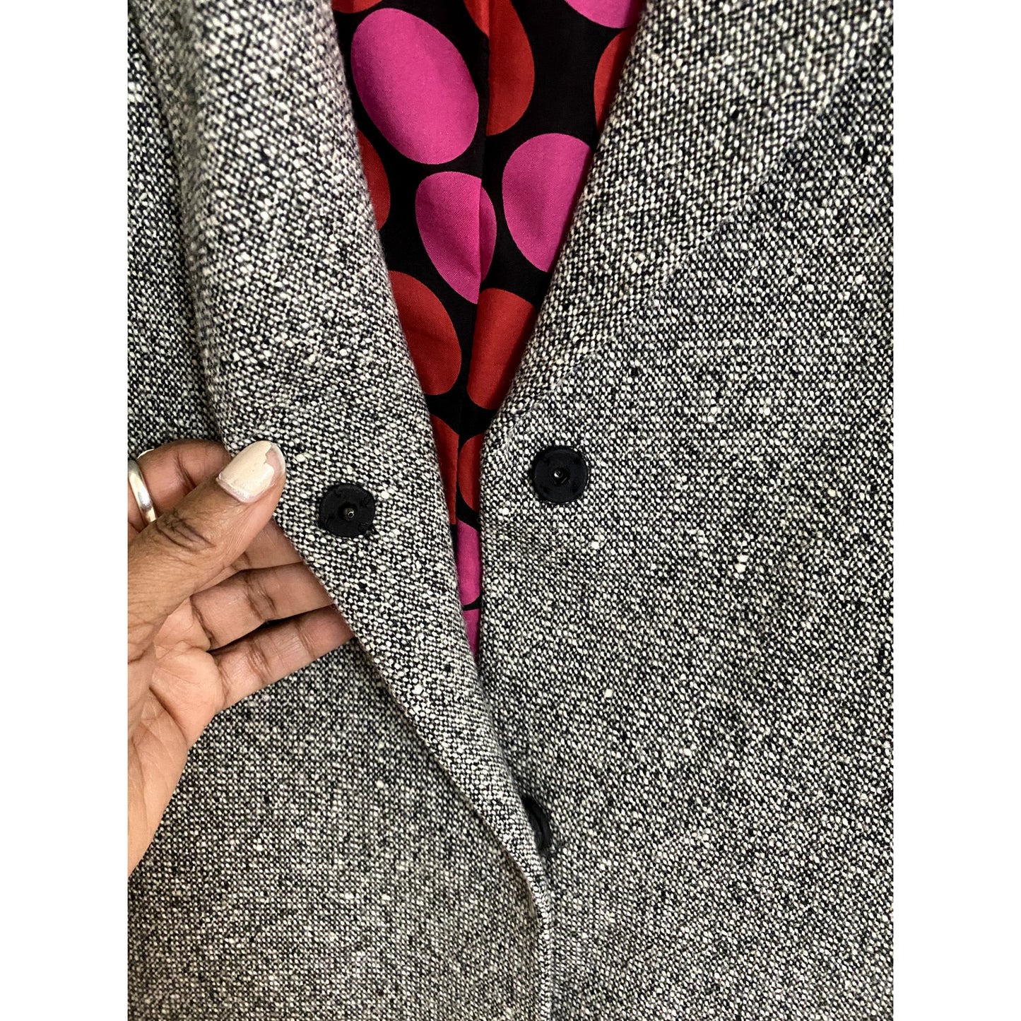 Tahari Gray Wool Blend Blazer - Size 14 (EUC)