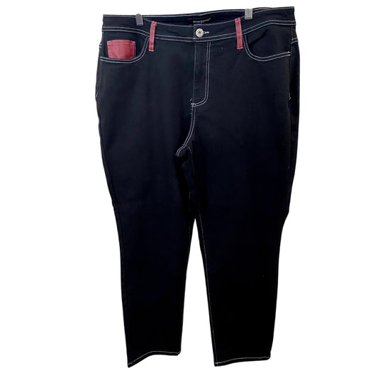 Ashley Stewart Black Denim Jeans  - Sz.16 (NWT)