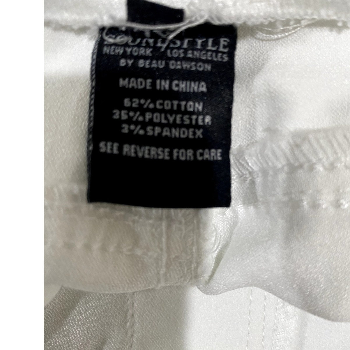 Sound/Style White Lucy Pull-on Capri Pant - Size XL (EUC)