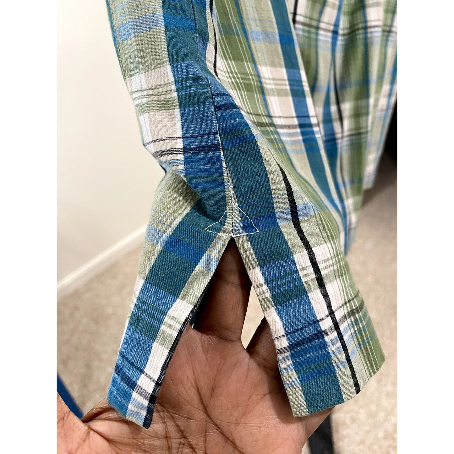 Izod Green/Blue/White Plaid Skort  - Size 14 (EUC)