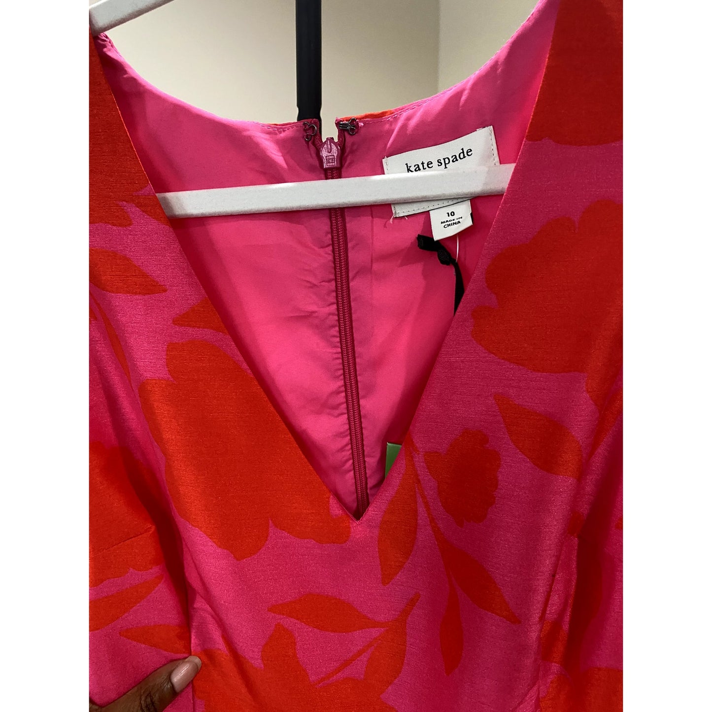 Kate Spade X Target Pink Floral Sleeveless Peplum Midi Dress - Size 10 (NWT)