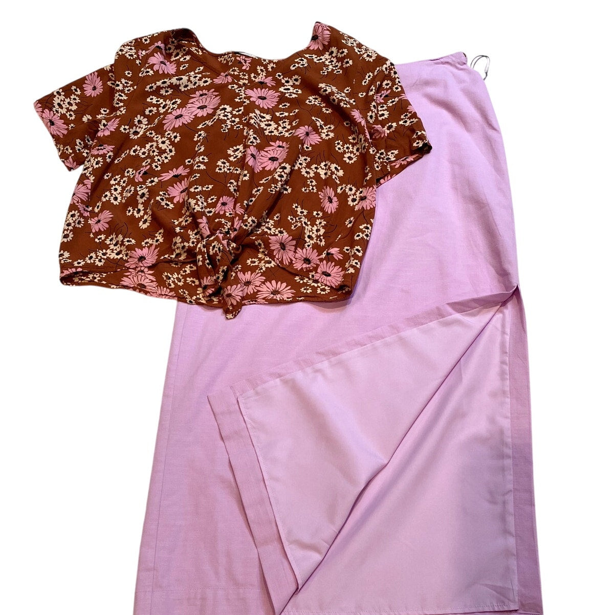 Jenee Naylor X Future Collective Lilac Maxi Skirt - Size 12 (NWT)