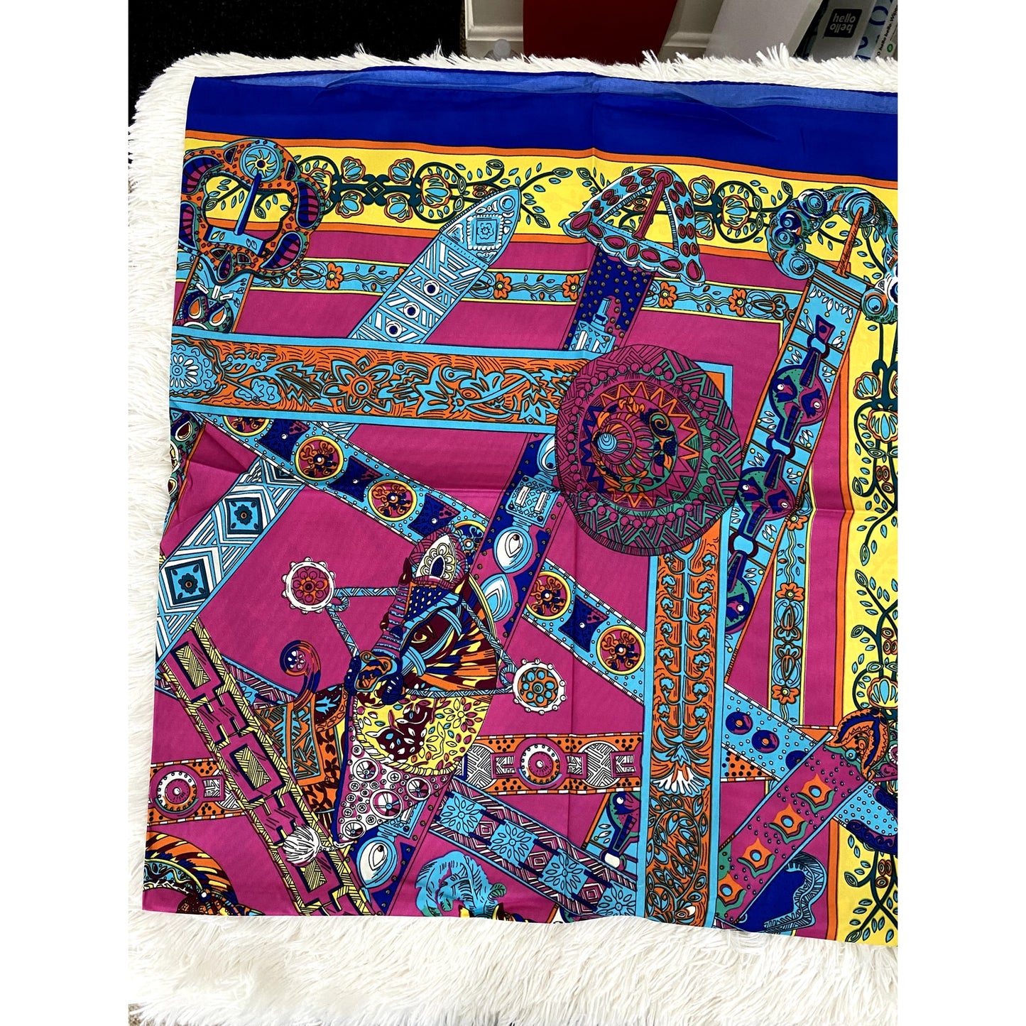 German Fuentes 100% Silk Scarf (NWT) Boutique