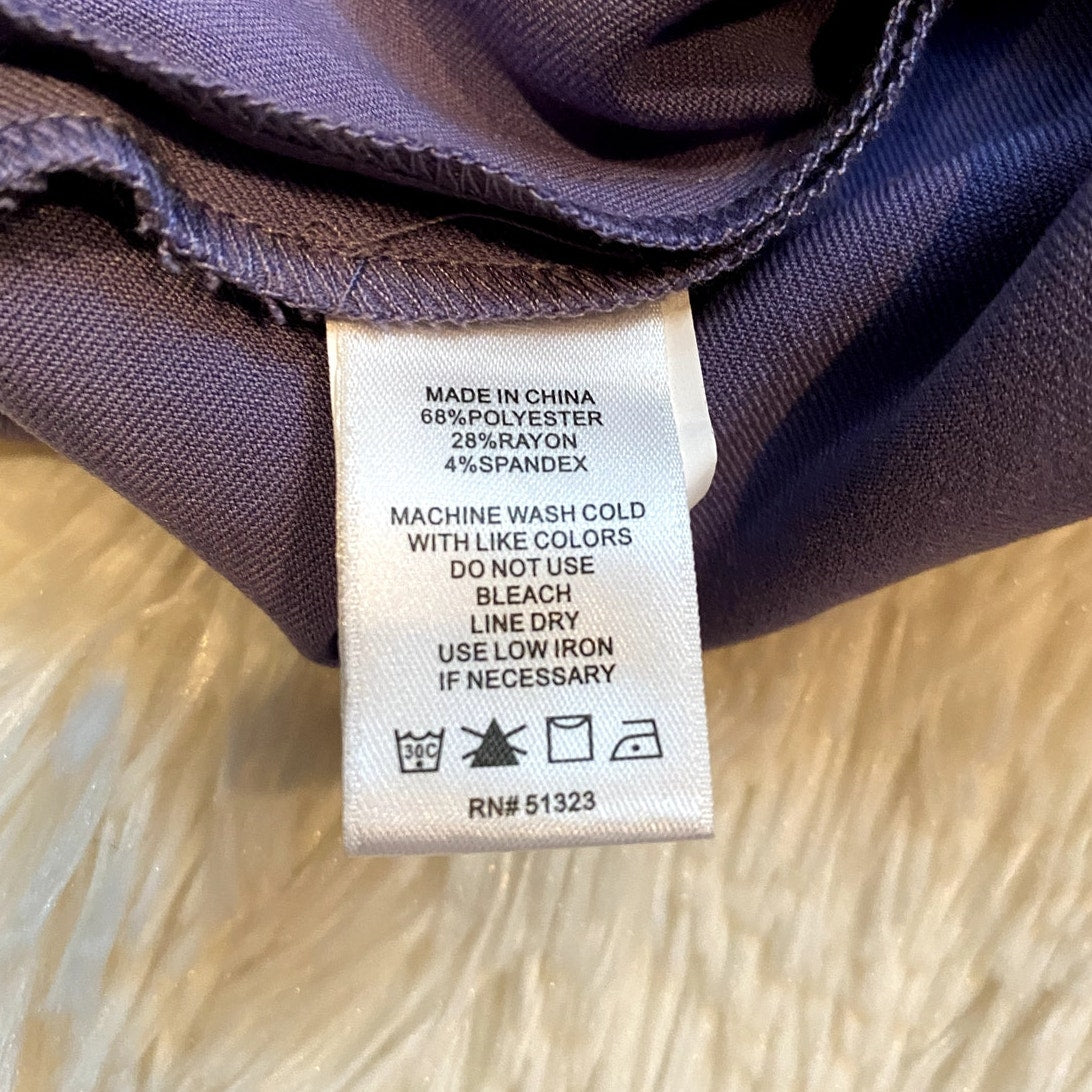 1.STATE  Split Cuff Straight Leg Lavender (Purple) Pants - Sz. 14W (NWT)