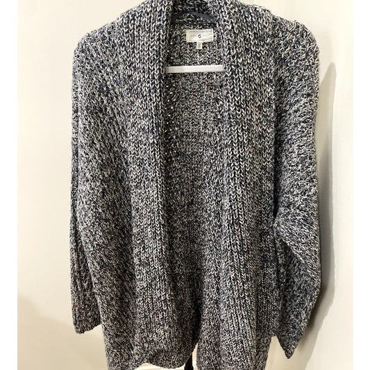 LOU & GREY Multi-Colored Open Sweater - Size M (EUC)