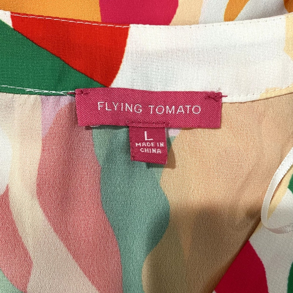 Flying Tomato Summer Woven Top - Size Large (EUC)