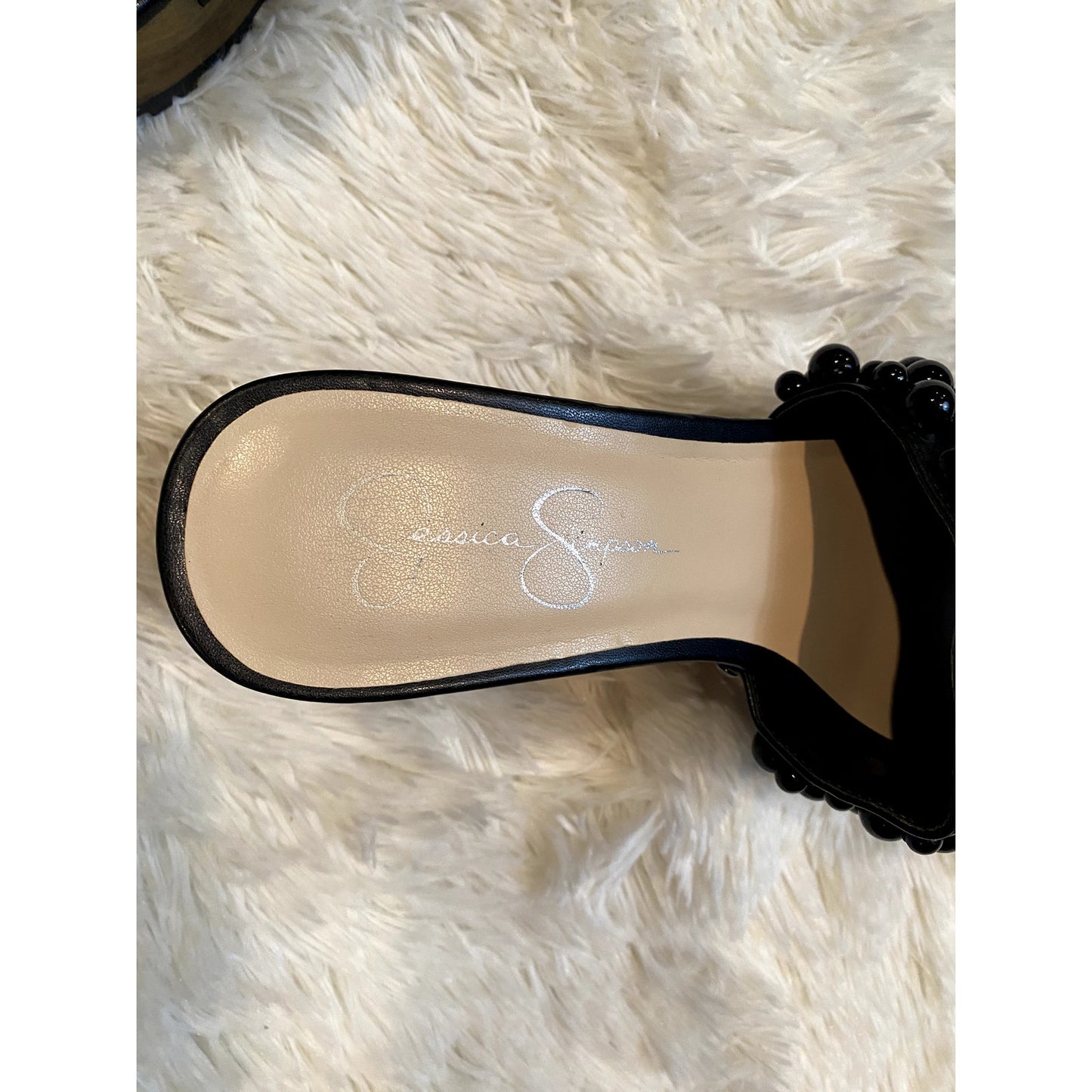Jessica Simpson Telina Block Heel Dress Sandals - Size 8 1/2 M (NWOB)