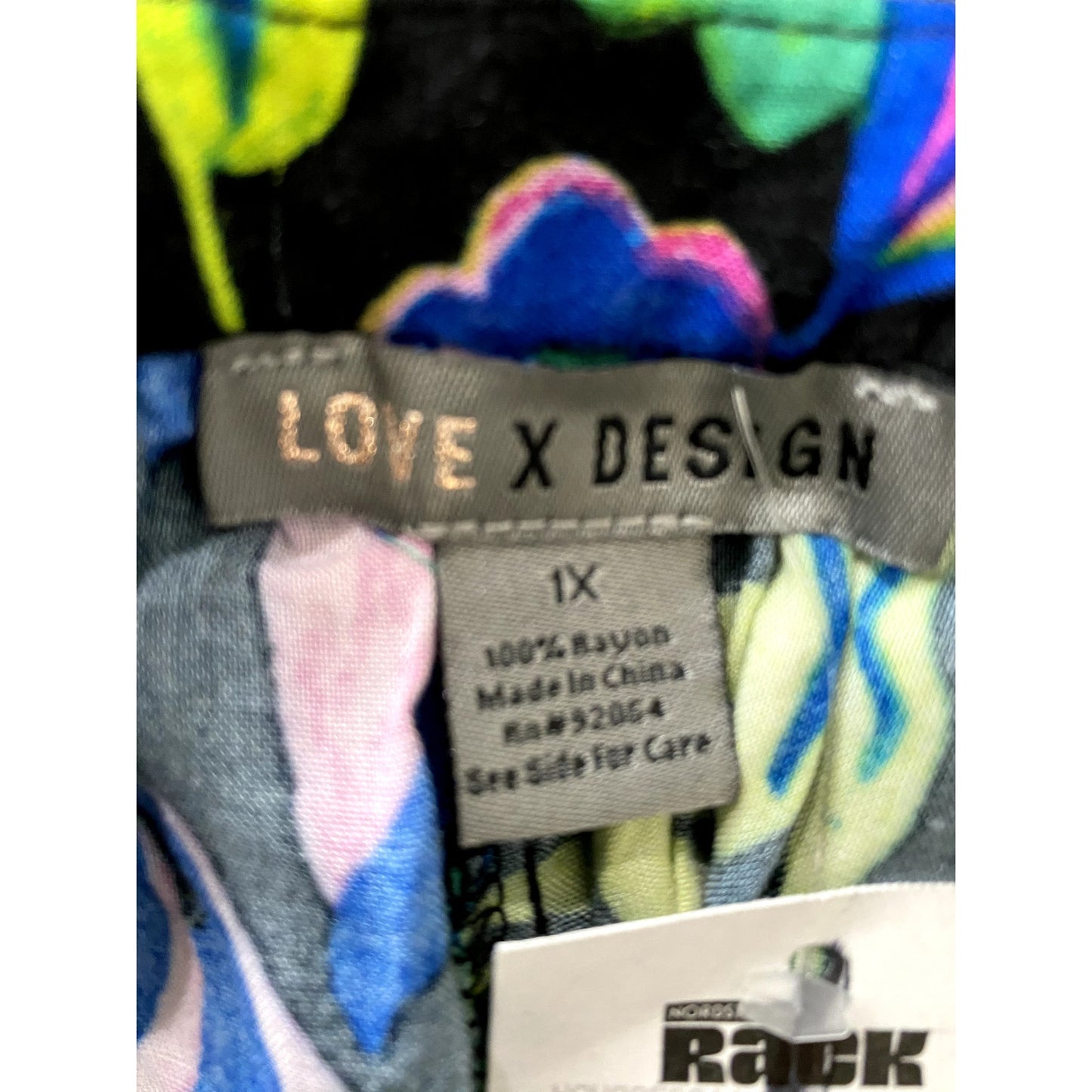 Love X Design Floral Printed Dress _ Size 1X (NWT)