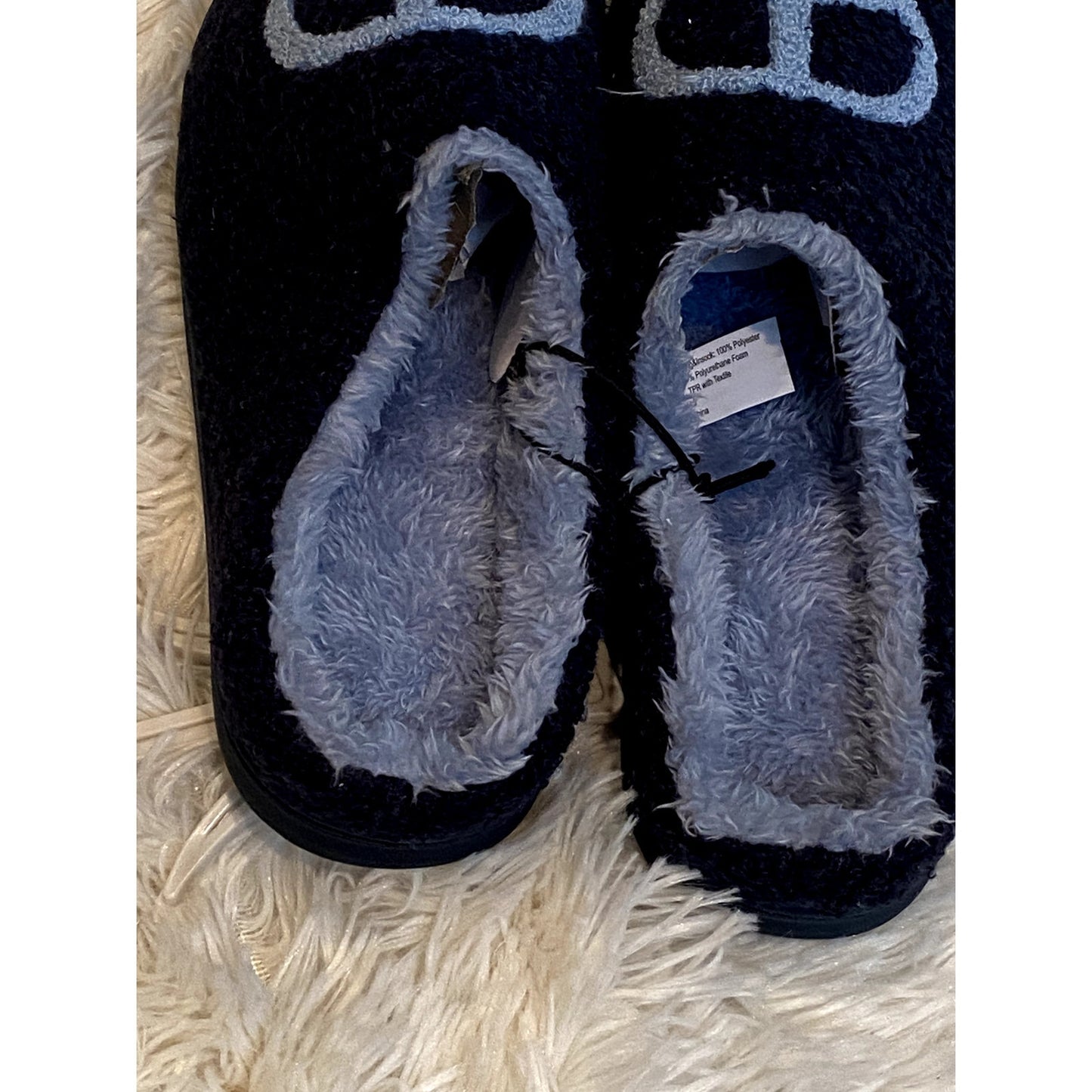 Jenni by Jennifer Moore Blue Peace Slippers - Size Various (NWT)