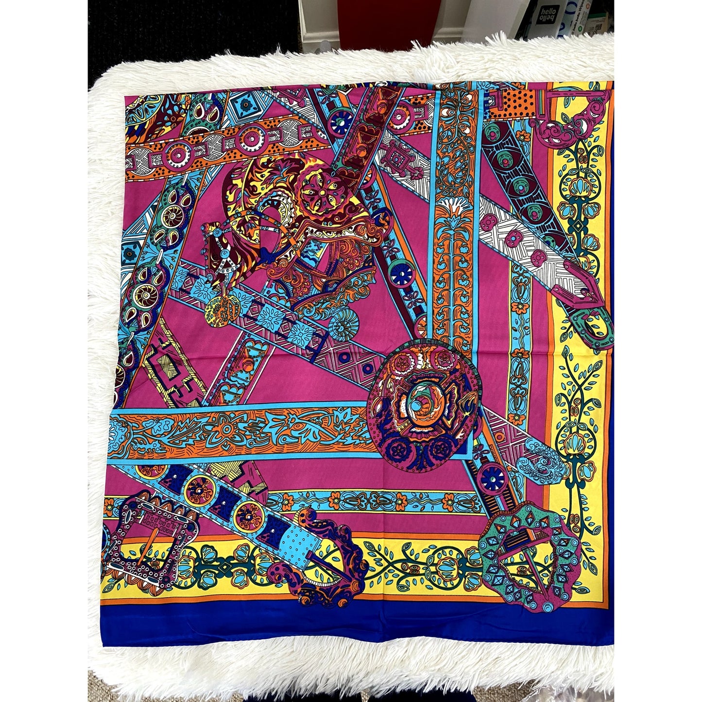 German Fuentes 100% Silk Scarf (NWT) Boutique