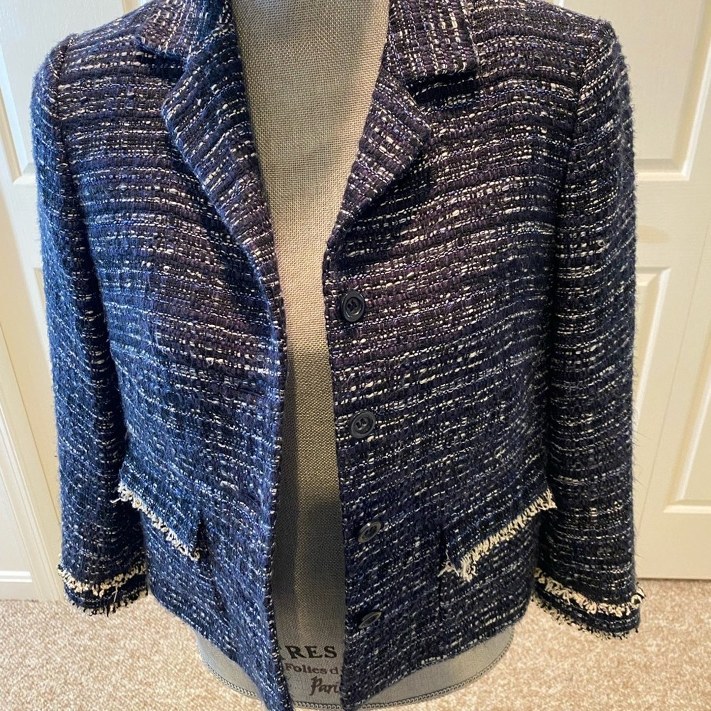 Ann Taylor Blue Blazer - Sz. 8P (EUC)