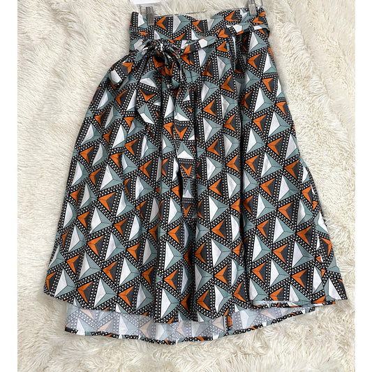 Eloquii Multi-print Paper Bag Skirt  - Size 22 (EUC)