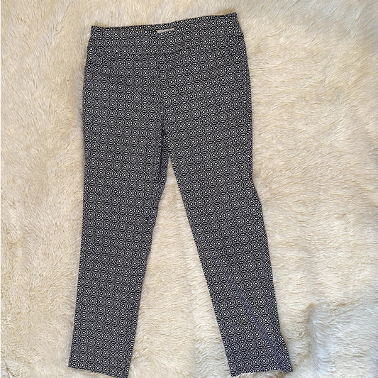 Charter Club Blue/White Print Pants - Size 12P  (EUC)