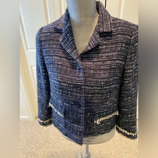 Ann Taylor Blue Blazer - Sz. 8P (EUC)