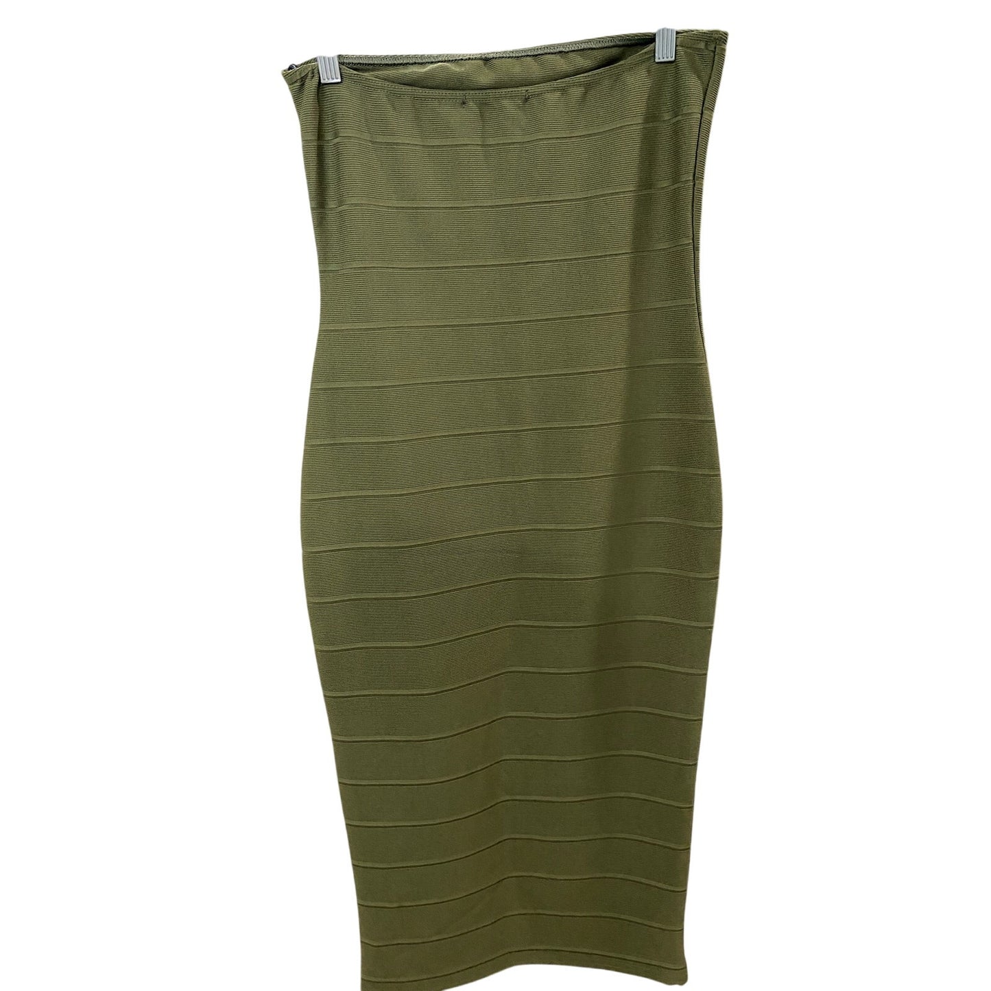 Missguided Strapless Bandeau Bodycon Midi Dress - Size 8 (NWOT)