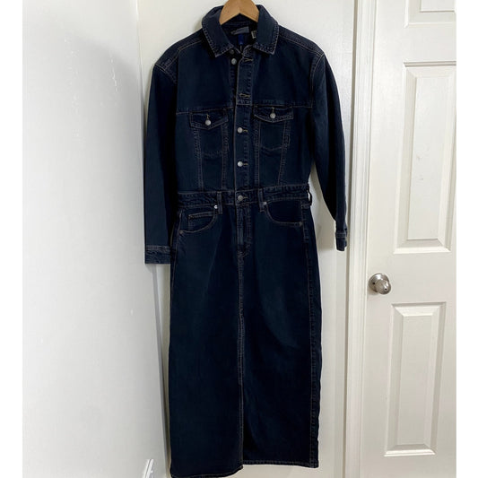 Universal Thread Black Wash Denim Dress -  NWT