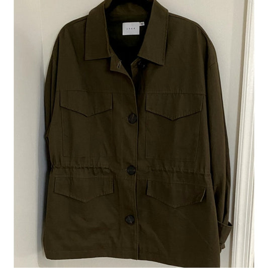 Lush (Nordstrom) Oversized Olive Jacket - Size M