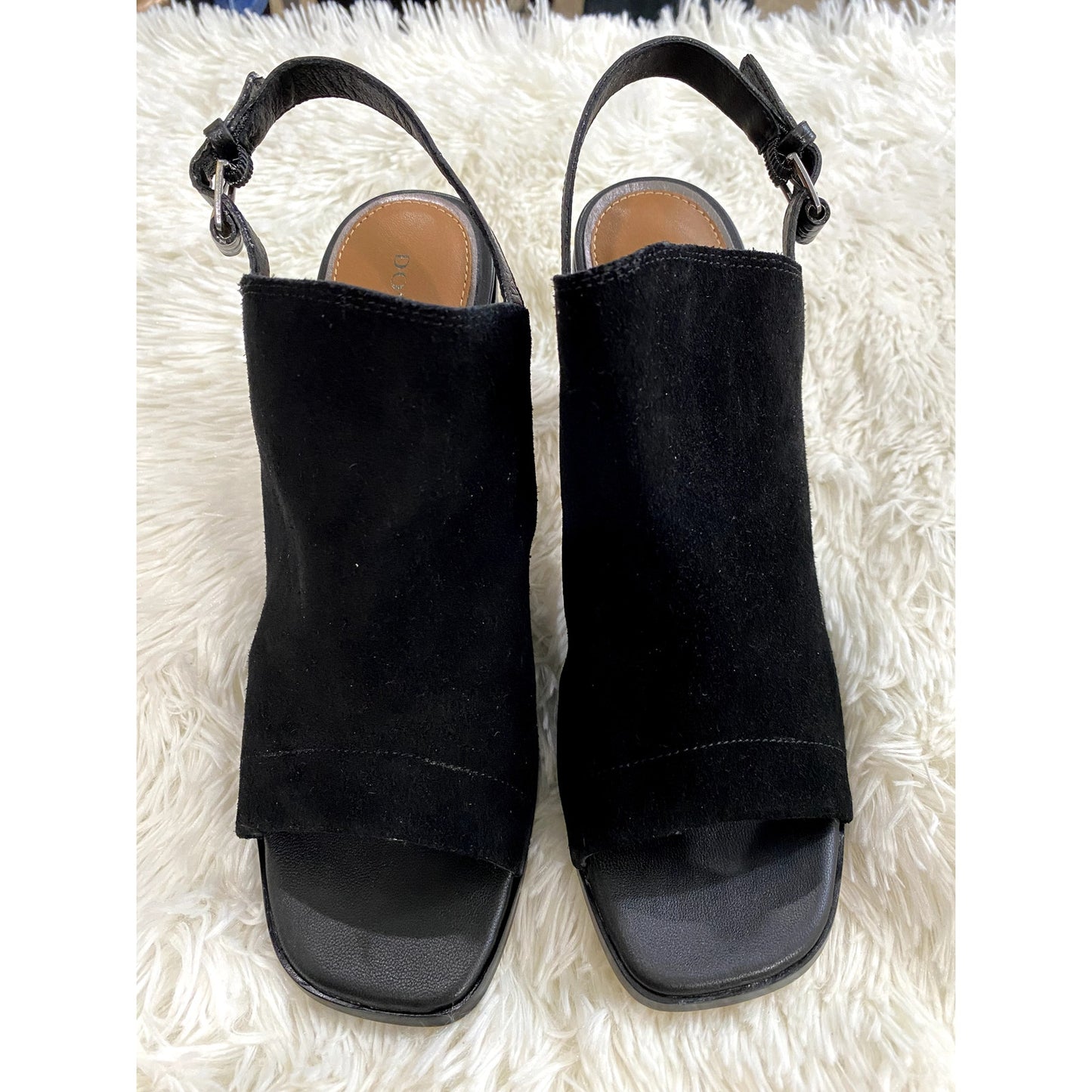 Donald J Pliner Iliana Black Suede Slingback - Size 8.5 (NWT)