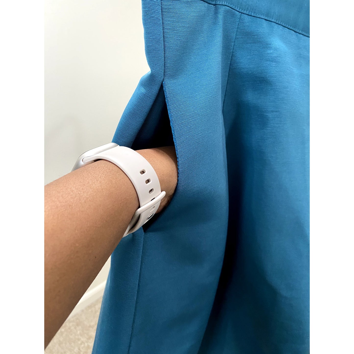 Modcloth Ethereal Expression Teal Pleated Skirt with Pockets - Size XL (EUC)