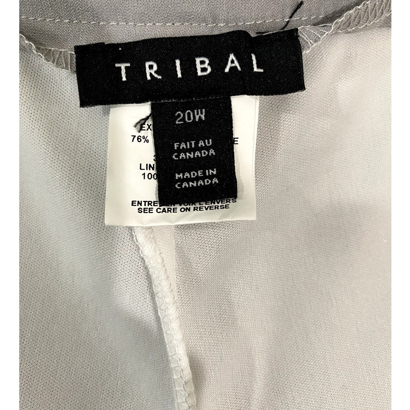 Tribal Gray Pull On Solid Skort - Size 20W (EUC)