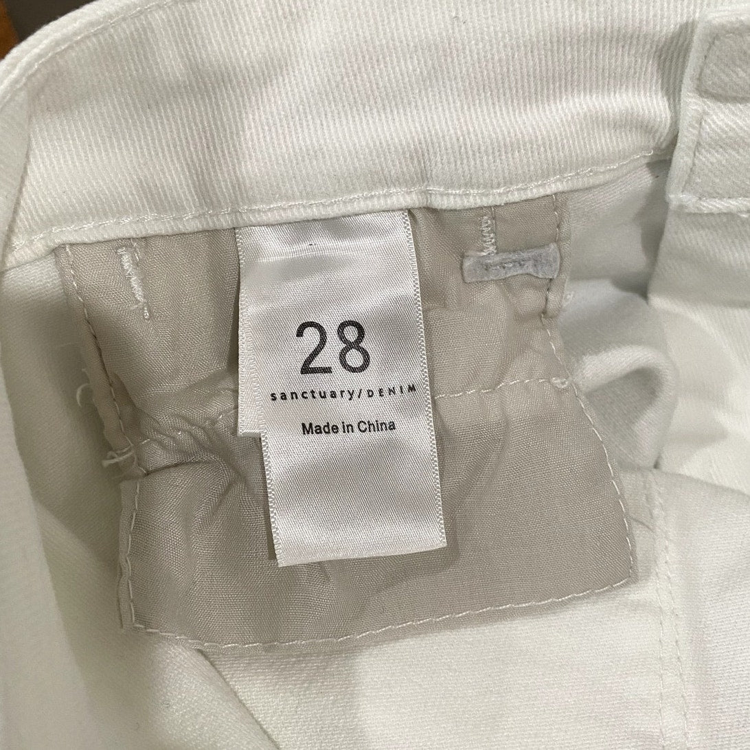 Sanctuary White Denim Jeans - Size 28 (US Size 6) - NWT