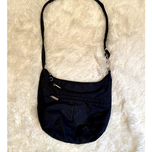 Travelon Black Anti-Theft Crossbody Bag - (EUC)