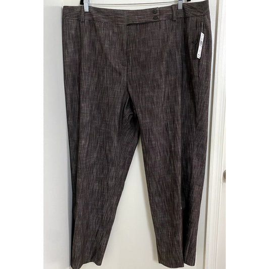 AGB Woman Brown Awakening Pants - Size 24W (NWT)