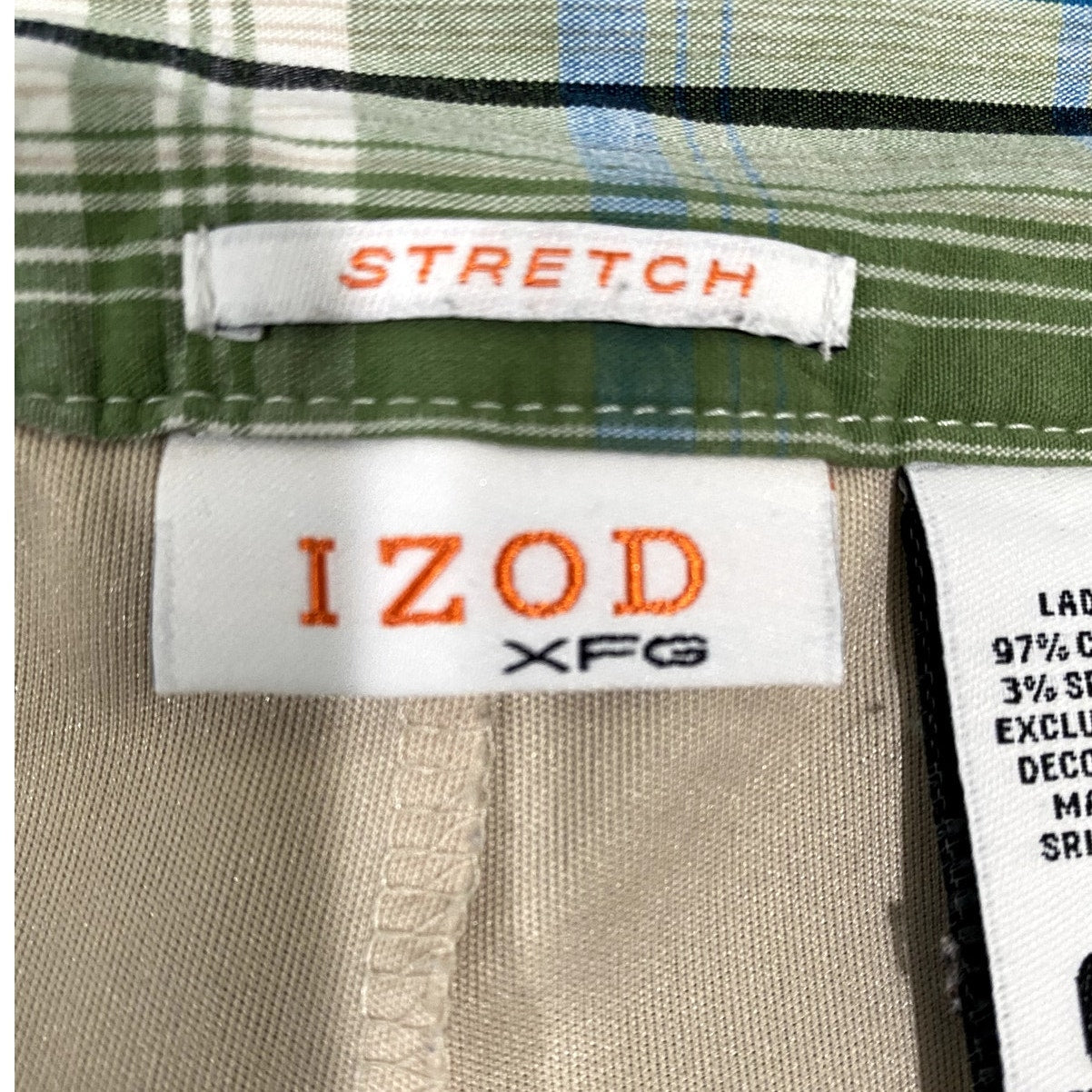 Izod Green/Blue/White Plaid Skort  - Size 14 (EUC)
