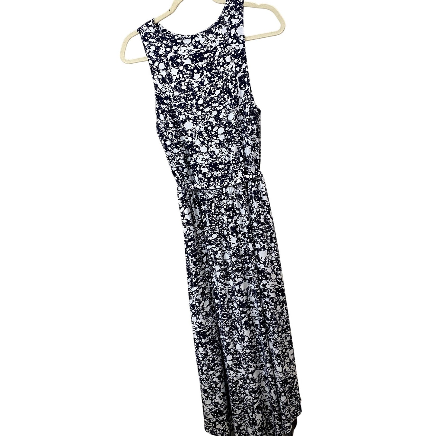 Soma Blue/White Weekend Soft Jersey Bra Dress - Size Medium (EUC)