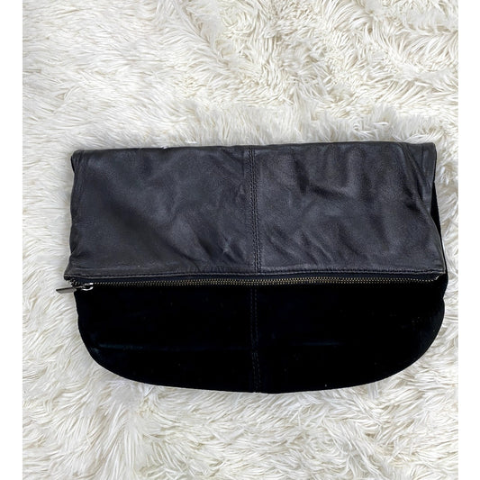 Topshop Leather and Suede Clutch - (EUC)