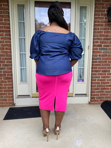 Curvy Plus Off the Shoulder