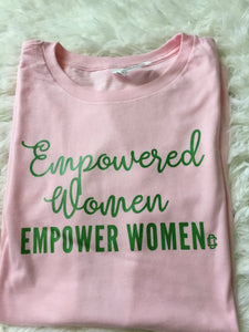 Curvy Straight and Curvy Plus Empowered Women T-shirt