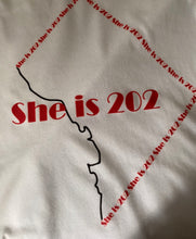 Load image into Gallery viewer, (Curvy Straight and Plus) 202 Exclusive T-Shirt!  For those who call DC home.
