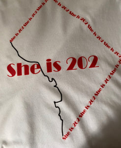 (Curvy Straight and Plus) 202 Exclusive T-Shirt!  For those who call DC home.