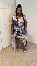 Load image into Gallery viewer, Curvy Plus Patchwork High-Low Dress
