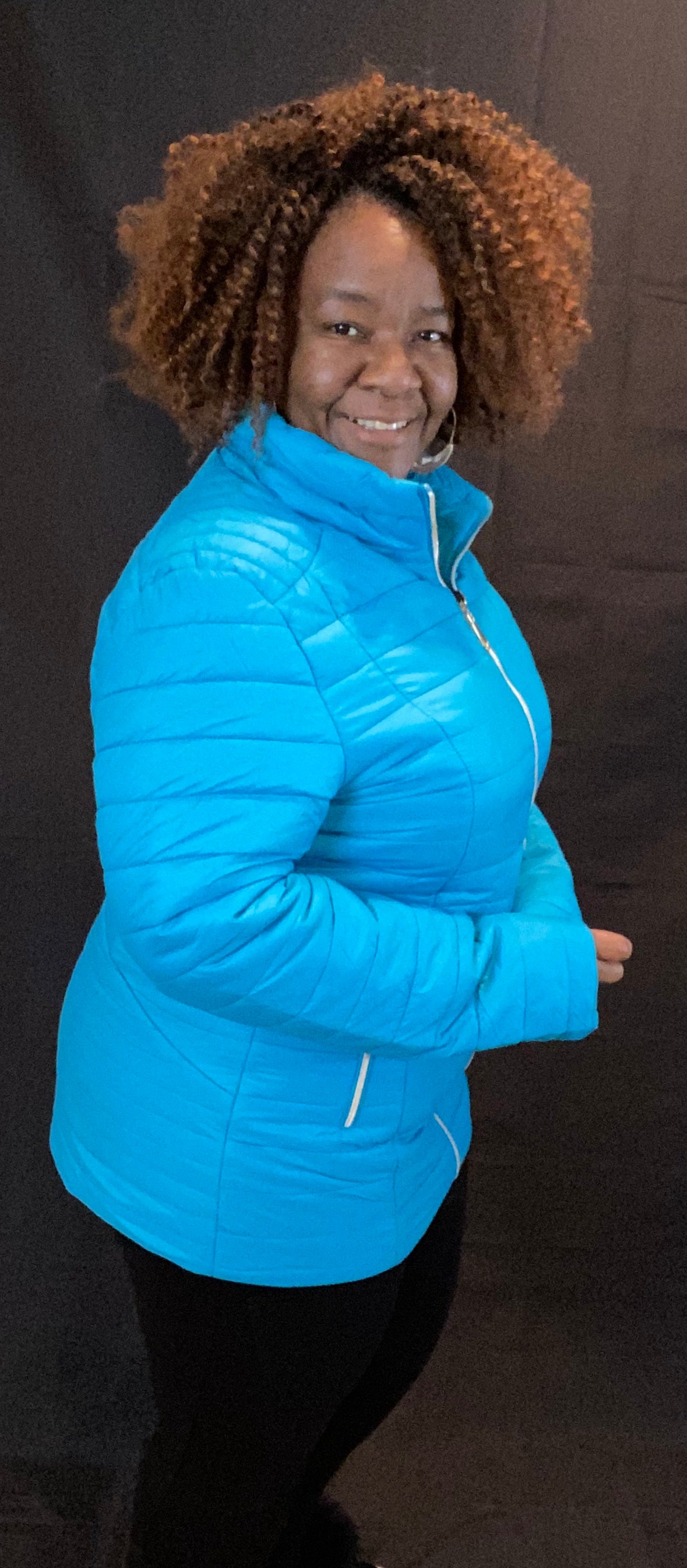 Curvy Straight Puffer Coat