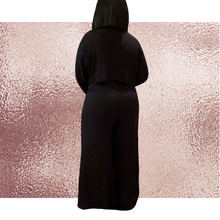 Load image into Gallery viewer, Curvy Straight Two Piece Crop Pant Set
