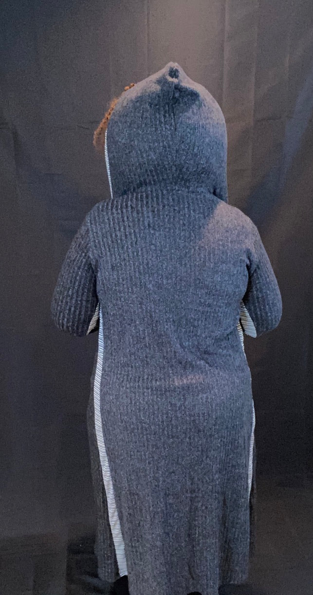 Curvy Straight Maxi Sweater