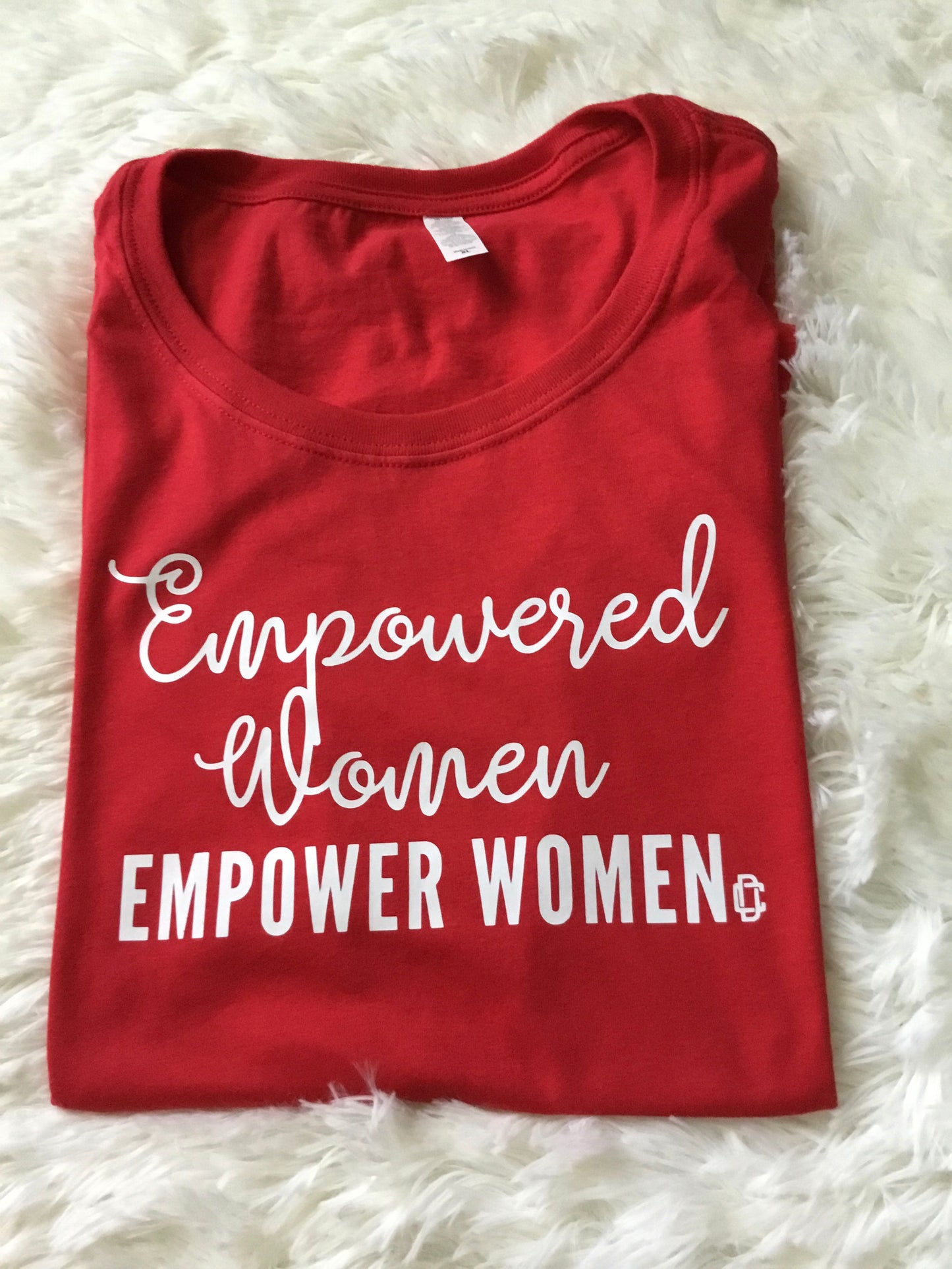 Curvy Straight and Curvy Plus Empowered Women T-shirt