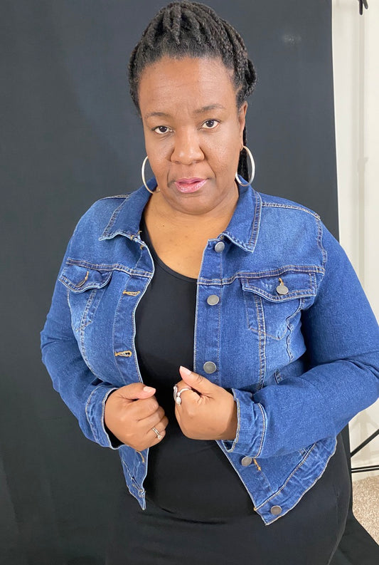 Curvy Plus Jessie Denim Jacket