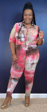 Load image into Gallery viewer, Curvy Plus Tye Dye Two Piece Set
