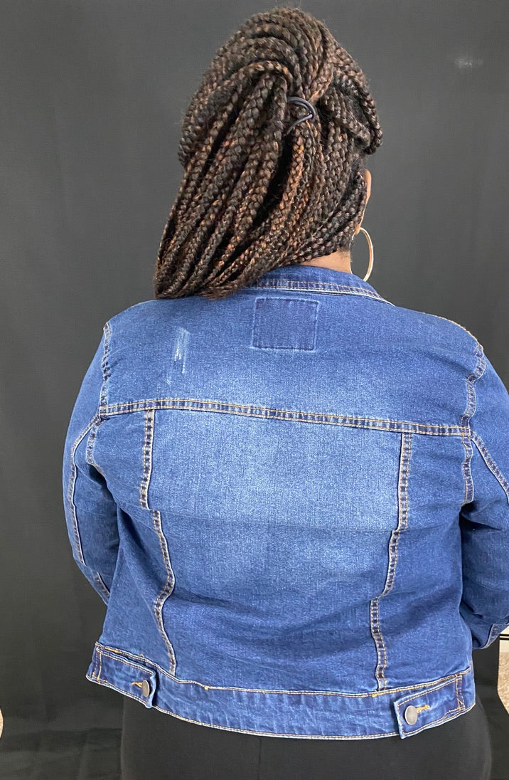 Curvy Plus Jessie Denim Jacket